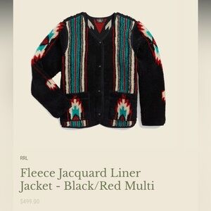 Fleece Jacquard RRL Jacket
